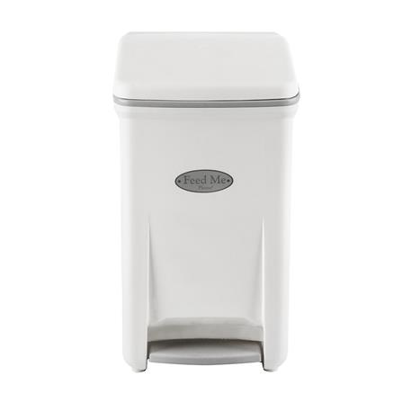 ถังขยะเหยียบเหลี่ยม PN PN6002 ขนาด 18.5L สีขาว/เทา_1