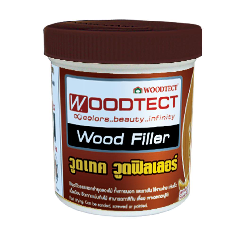 อะคริลิกอุดโป๊วไม้ WOODTECT WOOD FILLER 230 มล. สีไม้สัก