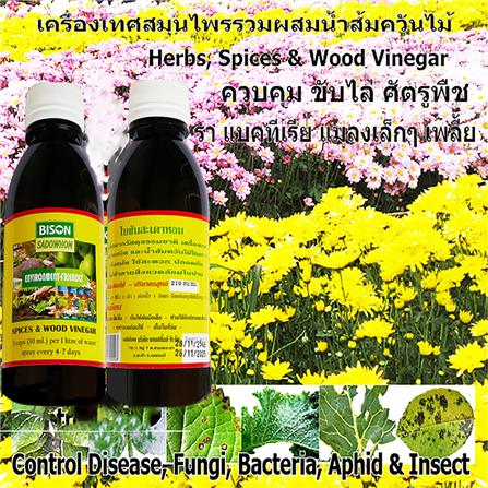 สมุนไพรน้ำส้มสะเดาหอม BISON 210 มล._1