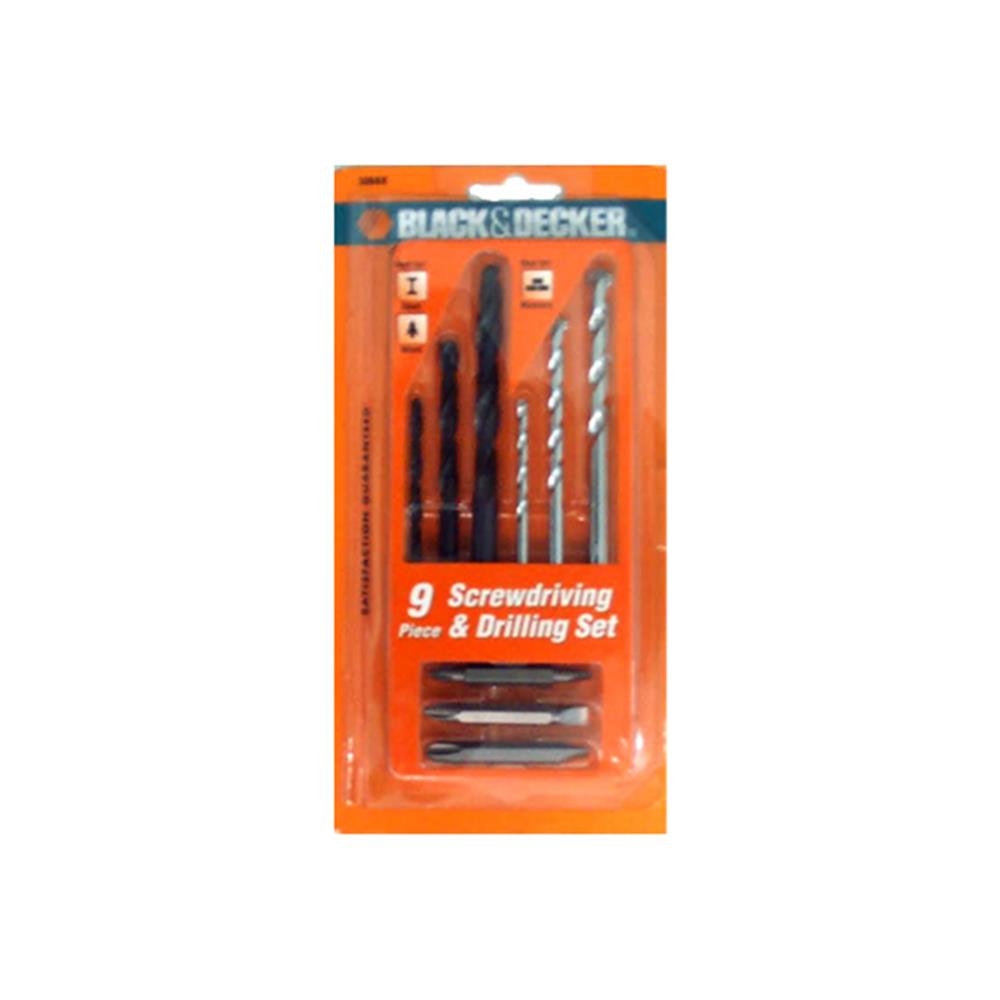 ดอกเจาะคอนกรีต BLACK&DECKER 50688 แพ็ก 9 ชิ้น