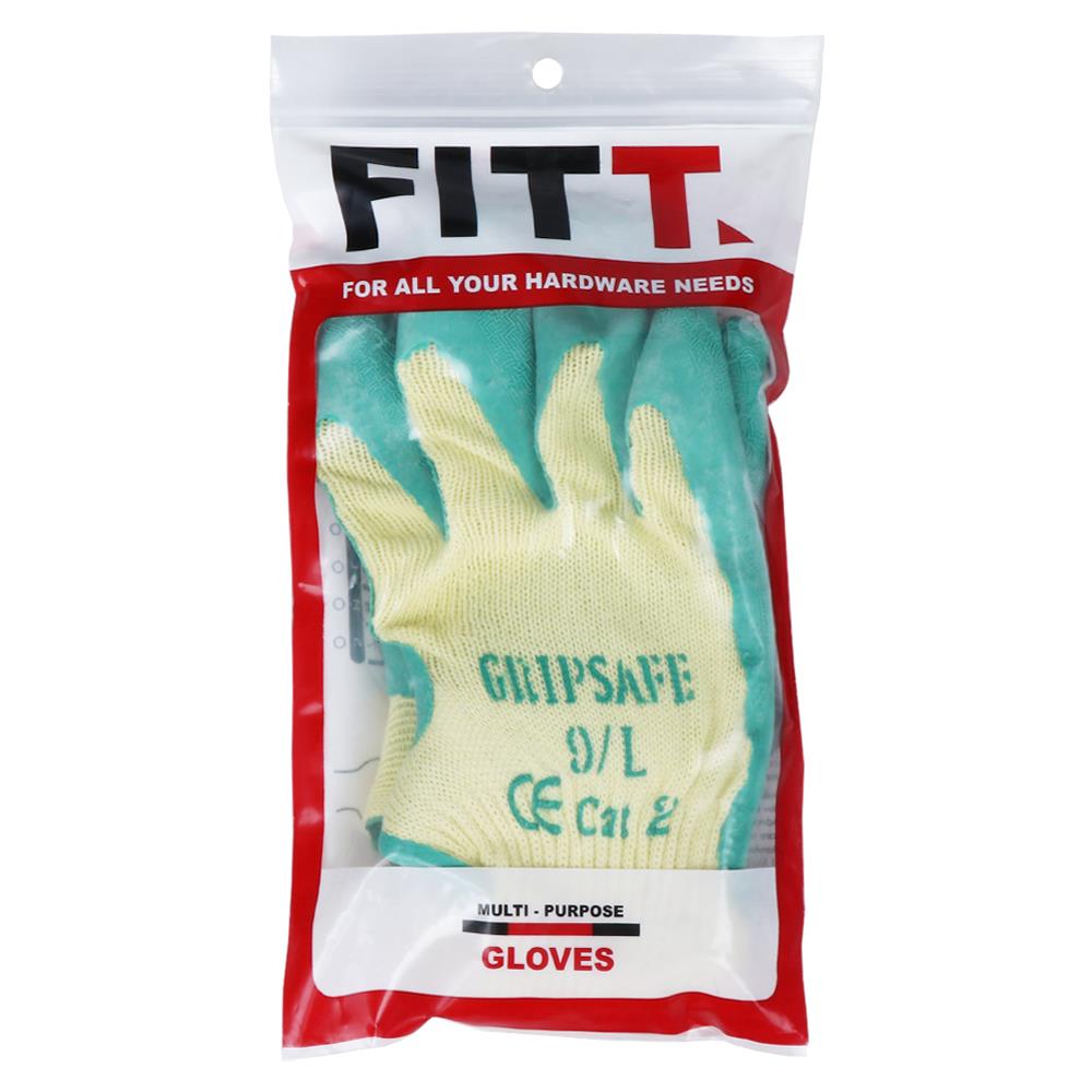 ถุงมือผ้า DRAGON #9 สีเขียว แพ็ก 2 ชิ้น