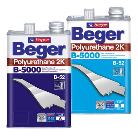 โพลียูรีเทนภายใน BEGER B5000 2K ด้าน 1/4 แกลลอน