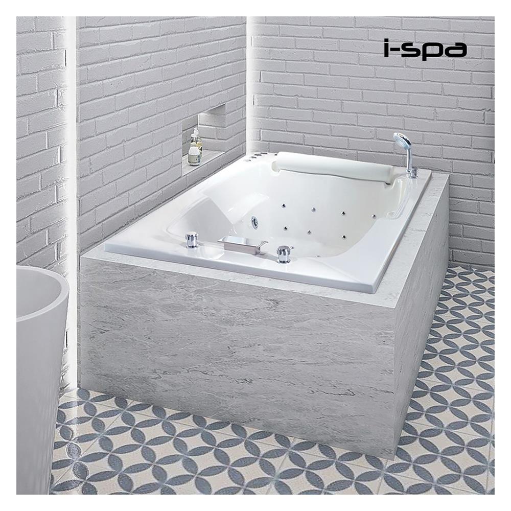 อ่างน้ำวนอัดอากาศ 200 ซม. BATHROOM DESIGN BD-LOB001WAF สีขาว