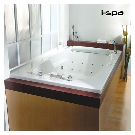 อ่างน้ำวนอัดอากาศ 200 ซม. BATHROOM DESIGN BD-LOB001WAF สีขาว_2
