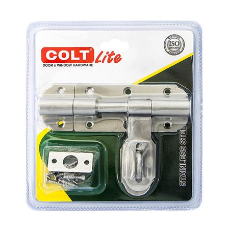 กลอนขวาง COLT 034 4 นิ้ว สีสเตนเลส_0