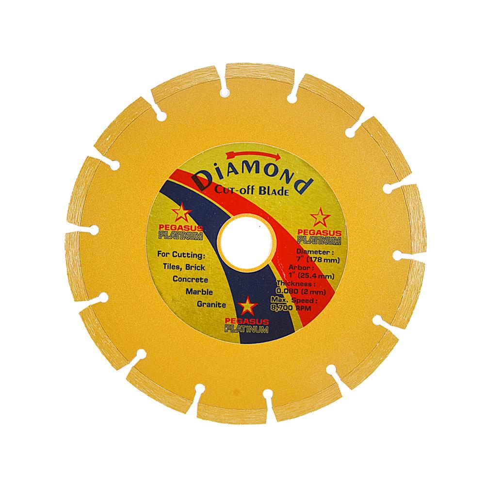 ใบตัดเพชรขอบหยัก PEGASUS 91157 7 นิ้ว