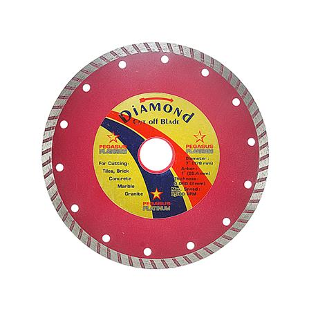 ใบตัดเพชรขอบเทอร์โบ PEGASUS 91158 7 นิ้ว