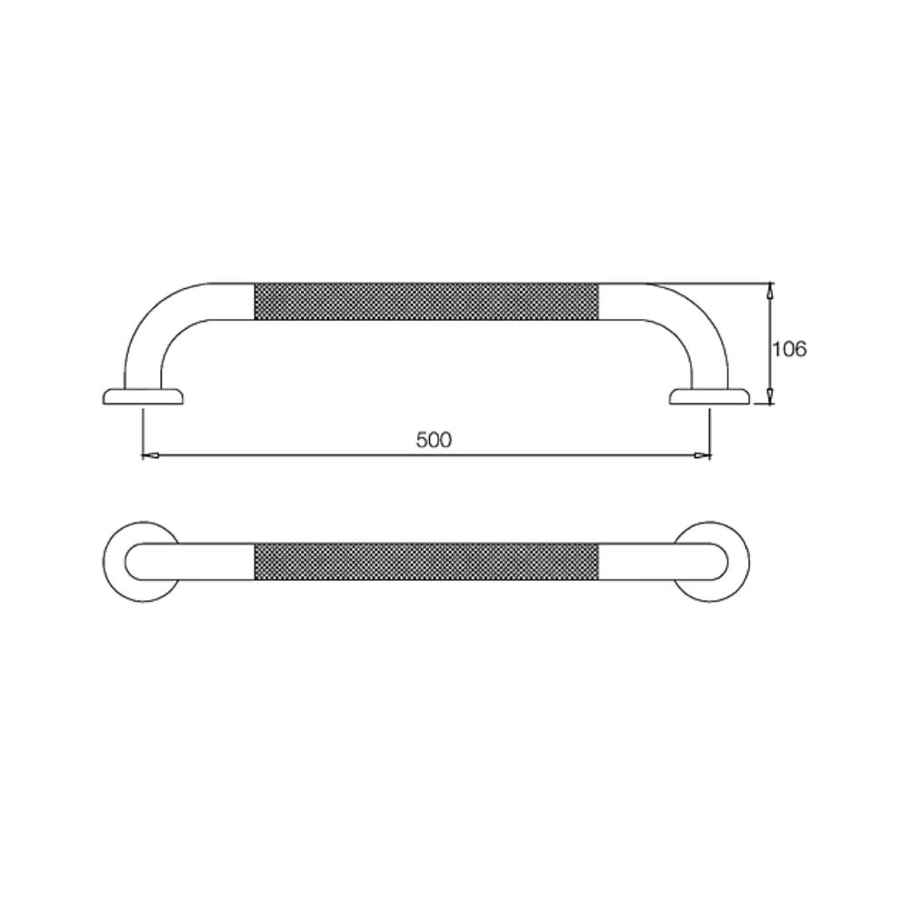 ราวมือจับกันลื่น WS GB-4327-2-50 พิมพ์ลาย