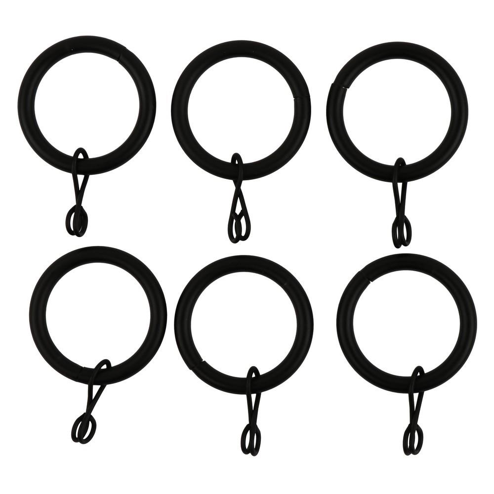 ห่วงคล้องราง HOME LIVING STYLE DR004 30 มม. สีดำ