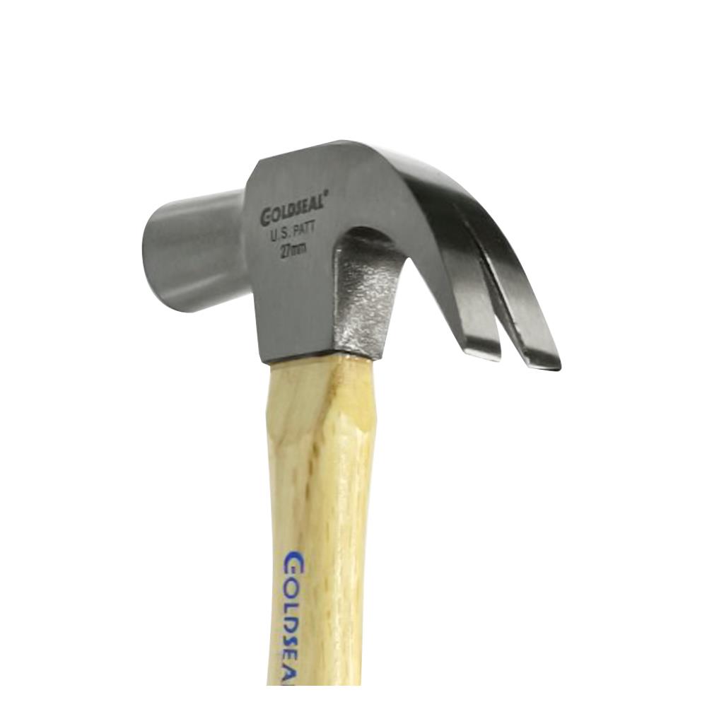 ค้อนหงอน ด้ามไม้ GOLD SEAL 27 มม.