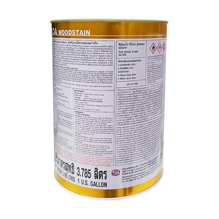 สีย้อมไม้ TOA WOODSTAIN G02 สีมะฮอกกะนี เงา 1 แกลลอน_1