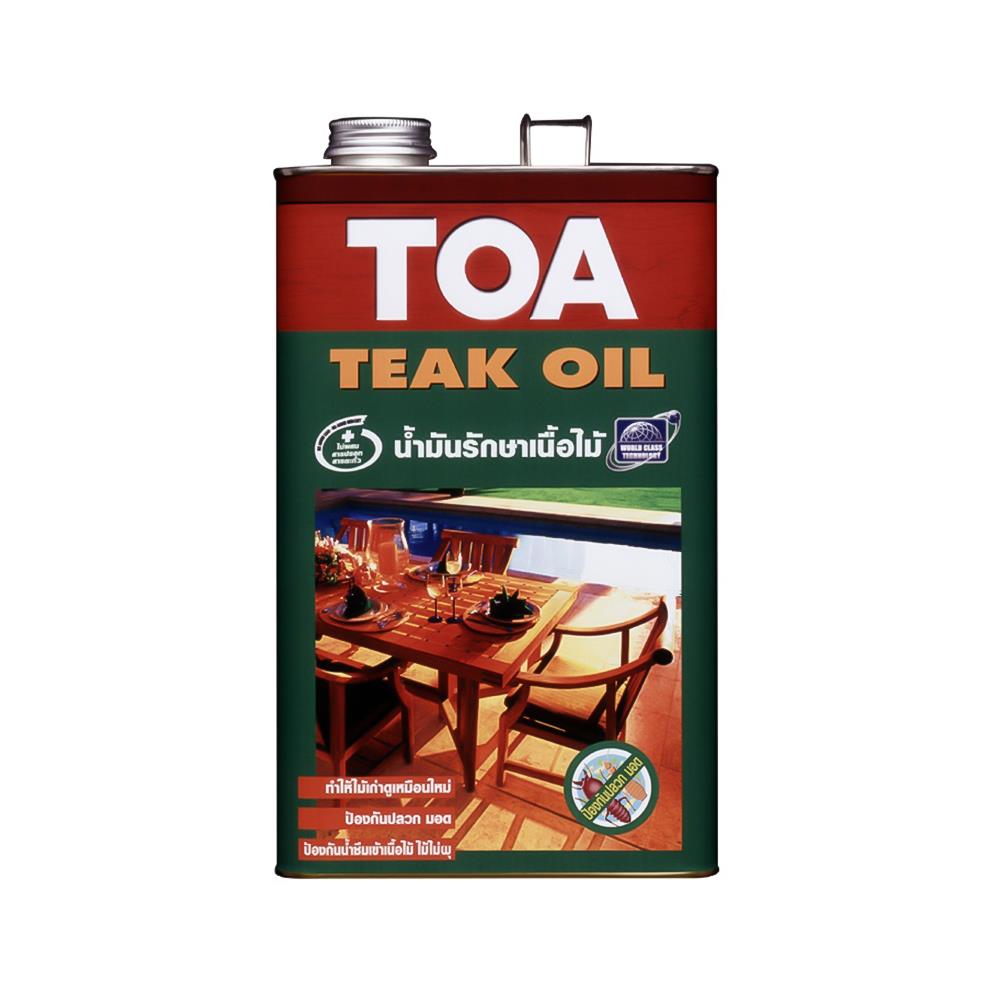 น้ำมันรักษาเนื้อไม้ TOA TEAK OIL 1 แกลลอน