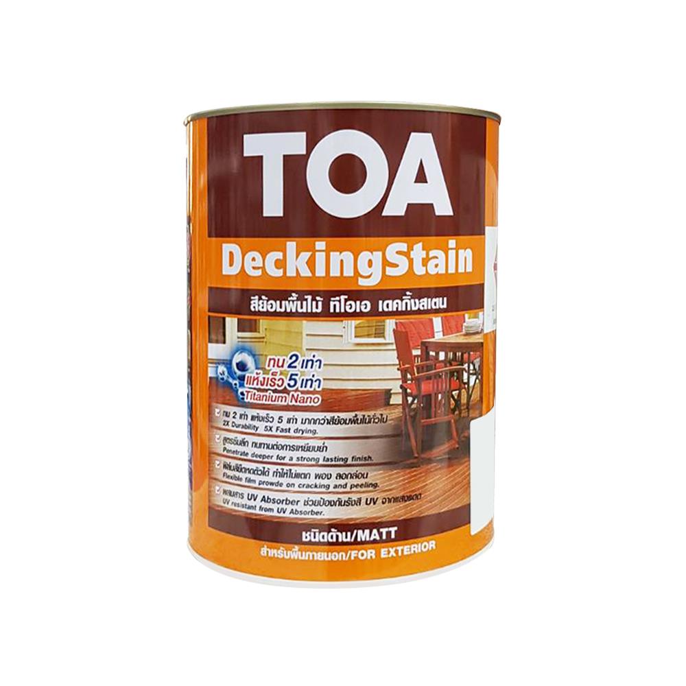 สีย้อมพื้นไม้ TOA 02 สีไม้แดง ด้าน 1GL