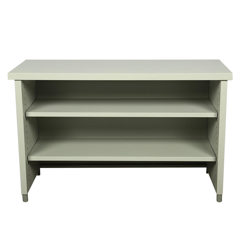 โต๊ะทำงานเหล็ก LUCKY WORLD KDS-120-TG 120 ซม. สีเทาทราย