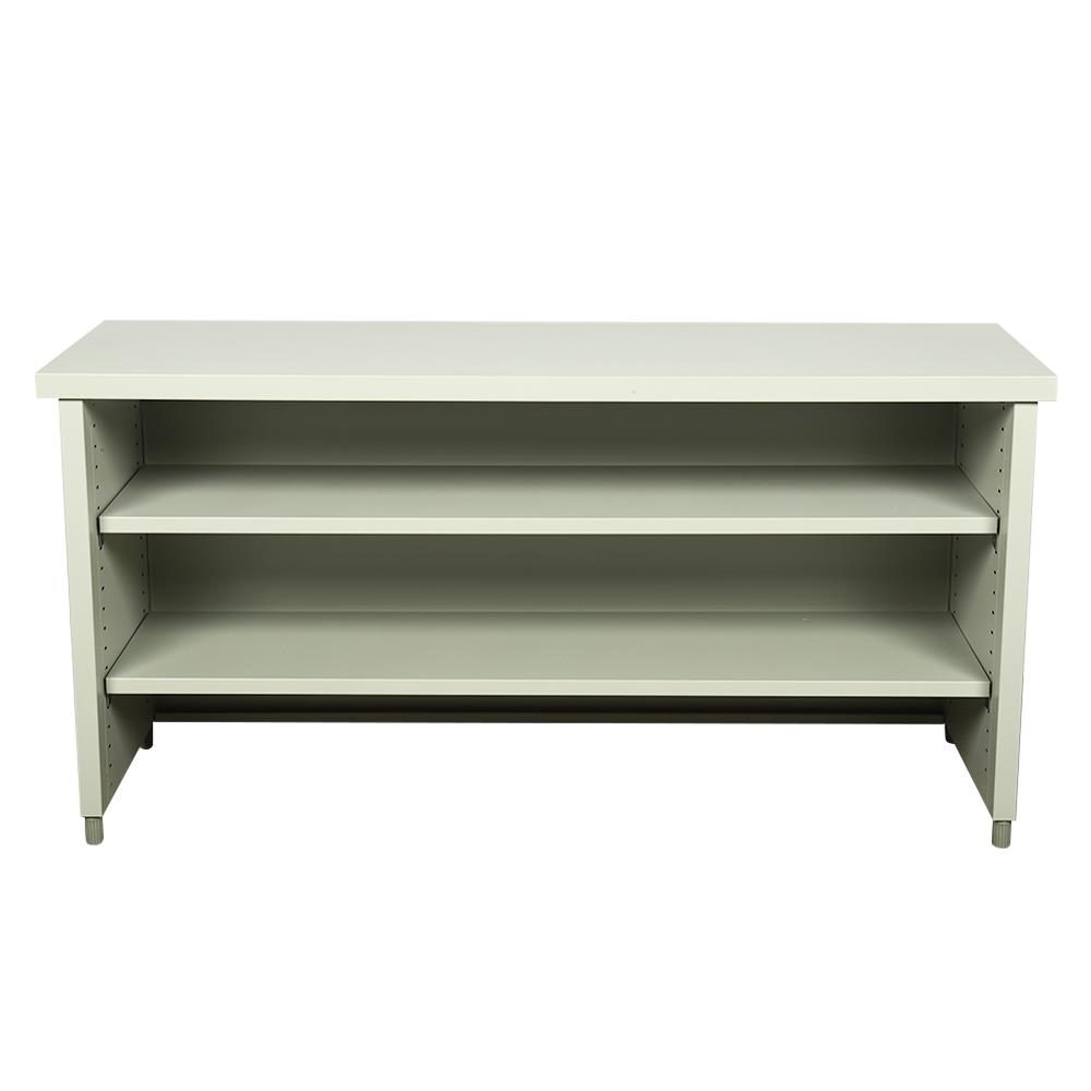 โต๊ะทำงานเหล็ก LUCKY WORLD KDS-150-TG 150 ซม. สีเทาทราย