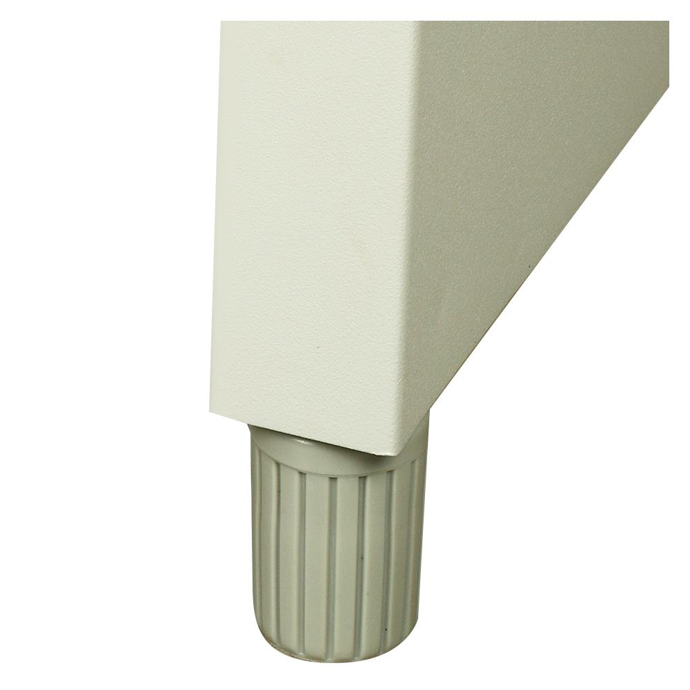 โต๊ะทำงานเหล็ก LUCKY WORLD KDS-150-TG 150 ซม. สีเทาทราย