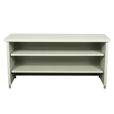 โต๊ะทำงานเหล็ก LUCKY WORLD KDS-150-TG 150 ซม. สีเทาทราย_1