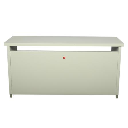 โต๊ะทำงานเหล็ก LUCKY WORLD KDS-150-TG 150 ซม. สีเทาทราย_2