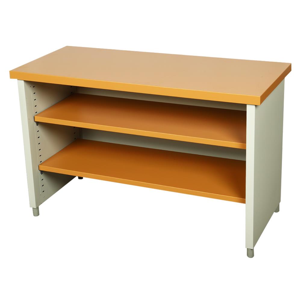 โต๊ะทำงานเหล็ก LUCKY WORLD KDS-120-EG 120 ซม. สีน้ำตาล