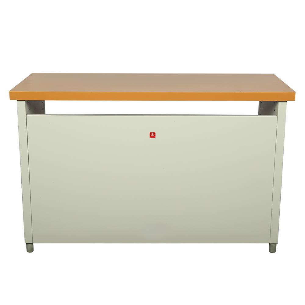 โต๊ะทำงานเหล็ก LUCKY WORLD KDS-120-EG 120 ซม. สีน้ำตาล