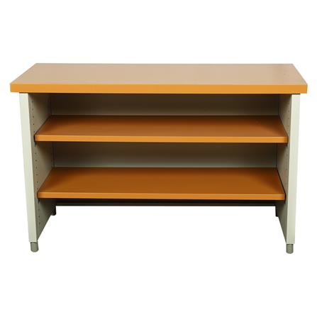 โต๊ะทำงานเหล็ก LUCKY WORLD KDS-120-EG 120 ซม. สีน้ำตาล_2