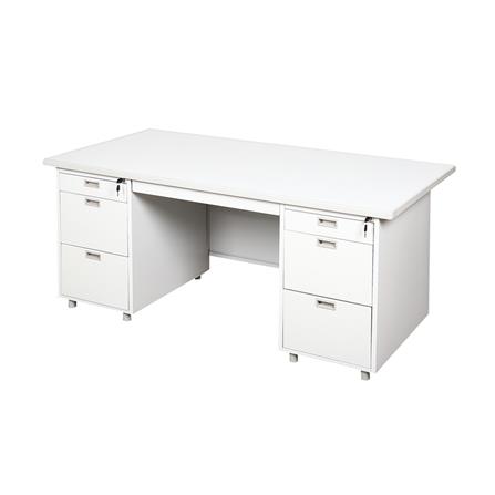 โต๊ะทำงานเหล็ก LUCKY WORLD DX-52-33-TG 159.5 ซม. ส...