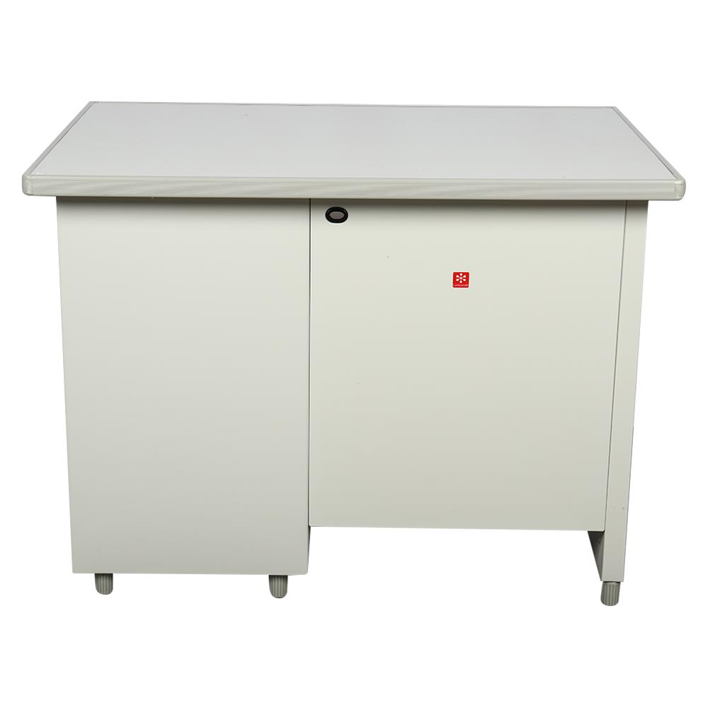 โต๊ะทำงานเหล็ก LUCKY WORLD DX-40-3-RG 120 ซม. สีน้ำเงิน