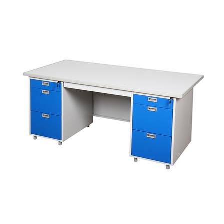 โต๊ะทำงานเหล็ก LUCKY WORLD DX-52-33-RG 159.5 ซม. ส...