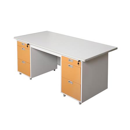 โต๊ะทำงานเหล็ก LUCKY WORLD DX-52-33-EG 159.5 ซม. ส...