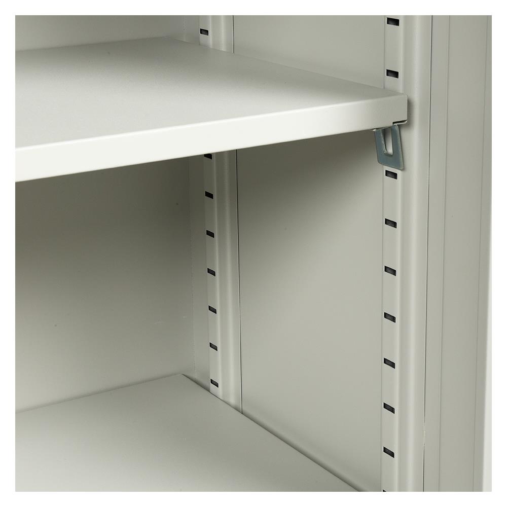 ตู้เหล็กบานเลื่อนทึบ LUCKY WORLD KSS-150-EG สีน้ำตาล