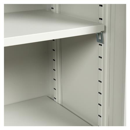 ตู้เหล็กบานเลื่อนทึบ LUCKY WORLD KSS-150-EG สีน้ำตาล_5