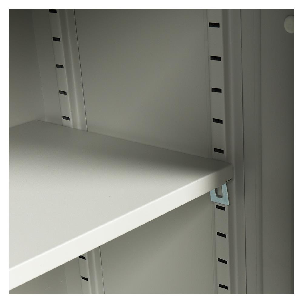 ตู้เหล็กบานเลื่อนกระจก LUCKY WORLD KSG-150-RG สีน้ำเงิน