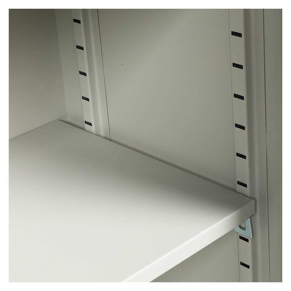 ตู้เหล็กบานเลื่อนกระจก LUCKY WORLD KSG-150-TG สีเทาทราย