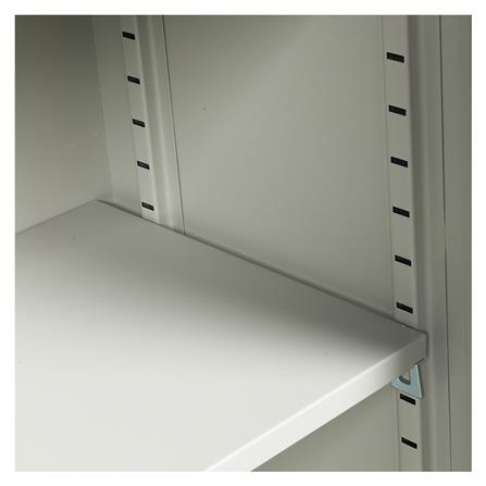 ตู้เหล็กบานเลื่อนกระจก LUCKY WORLD KSG-150-TG สีเทาทราย_3