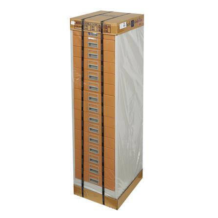 ตู้ลิ้นชักเหล็ก 15 ลิ้นชัก LUCKY WORLD CDX-15-EG สีน้ำตาล_3