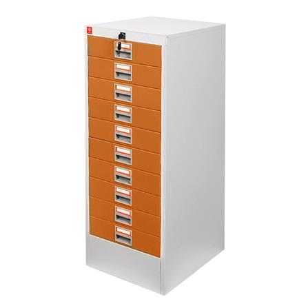 ตู้ลิ้นชักเหล็ก 10 ลิ้นชัก LUCKY WORLD CDX-10-EG ส...