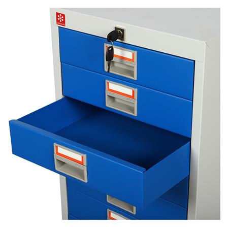 ตู้ลิ้นชักเหล็ก 15 ลิ้นชัก LUCKY WORLD CDX-15-RG สีน้ำเงิน_2