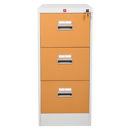 ตู้ลิ้นชักเหล็ก 3 ลิ้นชัก LUCKY WORLD KCDX-3-EG สีน้ำตาล_1