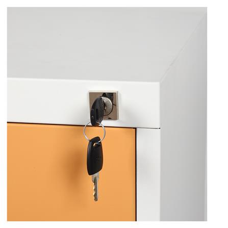 ตู้ลิ้นชักเหล็ก 3 ลิ้นชัก LUCKY WORLD KCDX-3-EG สีน้ำตาล_3