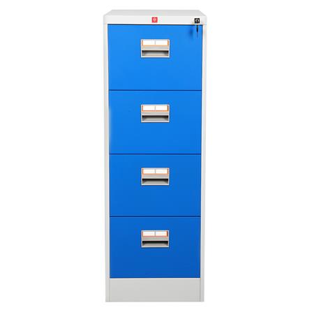 ตู้ลิ้นชักเหล็ก 4 ลิ้นชัก LUCKY WORLD KCDX-4-RG สีน้ำเงิน_1