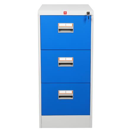 ตู้ลิ้นชักเหล็ก 3 ลิ้นชัก LUCKY WORLD KCDX-3-RG สีน้ำเงิน_1