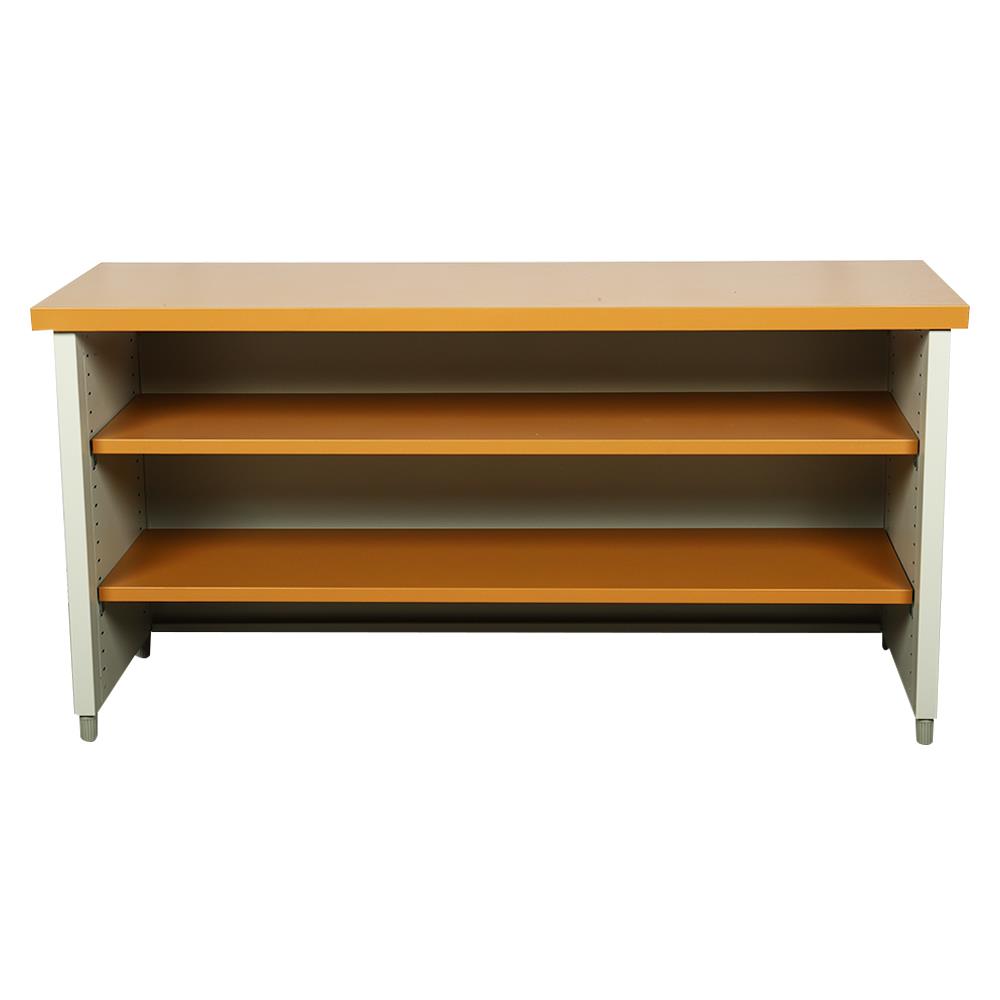 โต๊ะทำงานเหล็ก LUCKY WORLD KDS-150-EG 150 ซม. สีน้ำตาล