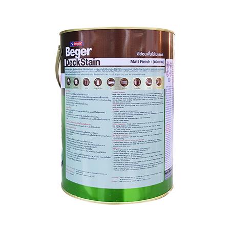 สีย้อมพื้นไม้ ชนิดด้าน BEGER DECKSTAIN 3909 สีมะฮอกกะนี 1 แกลลอน_3