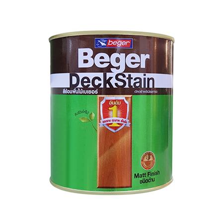สีย้อมพื้นไม้ BEGER DECKSTAIN 3904 สีไม้ประดู่ ด้าน 1/4 แกลลอน