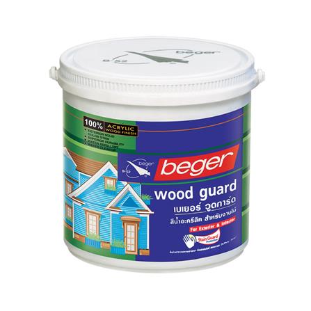 สีน้ำทาไม้ BEGER WOOD GUARD 9100 สีขาว 1 แกลลอน