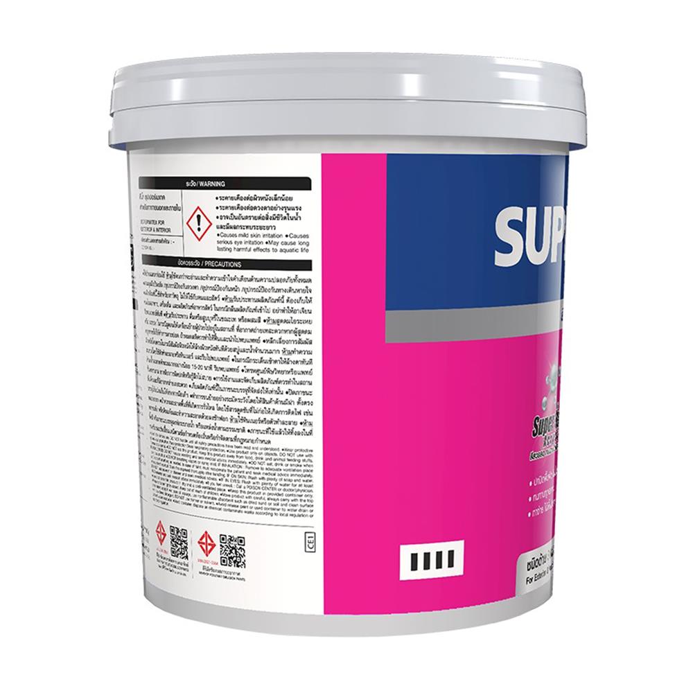 สีน้ำทาภายนอก ชนิดด้าน TOA SUPERMATEX SM100 สีขาว 5 แกลลอน