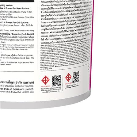 สีน้ำทาภายนอก ชนิดด้าน TOA SUPERMATEX SM100 สีขาว 5 แกลลอน_4