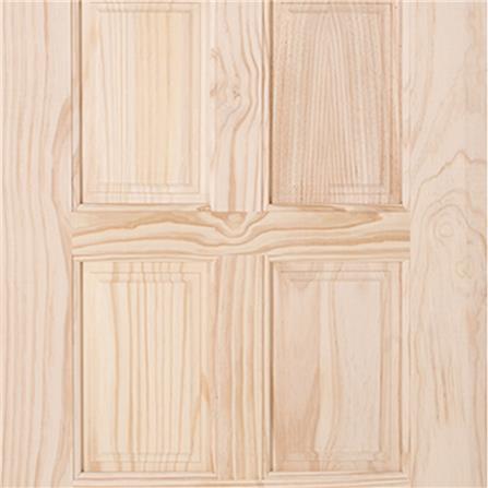 ประตูไม้สนนิวซีแลนด์ MODERN DOORS L.116-8 80X200 ซม. สีธรรมชาติ ไม่เจาะลูกบิด_2