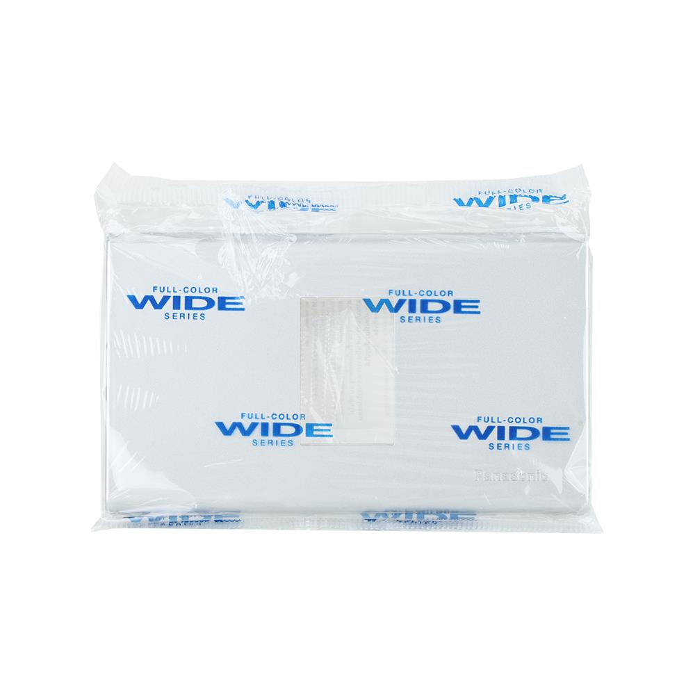 หน้ากาก 1 ช่อง PANASONIC WEG6801MW สีเงิน