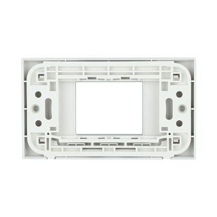 หน้ากาก 2 ช่องกลาง PANASONIC WEG68029MW สีเงิน_1